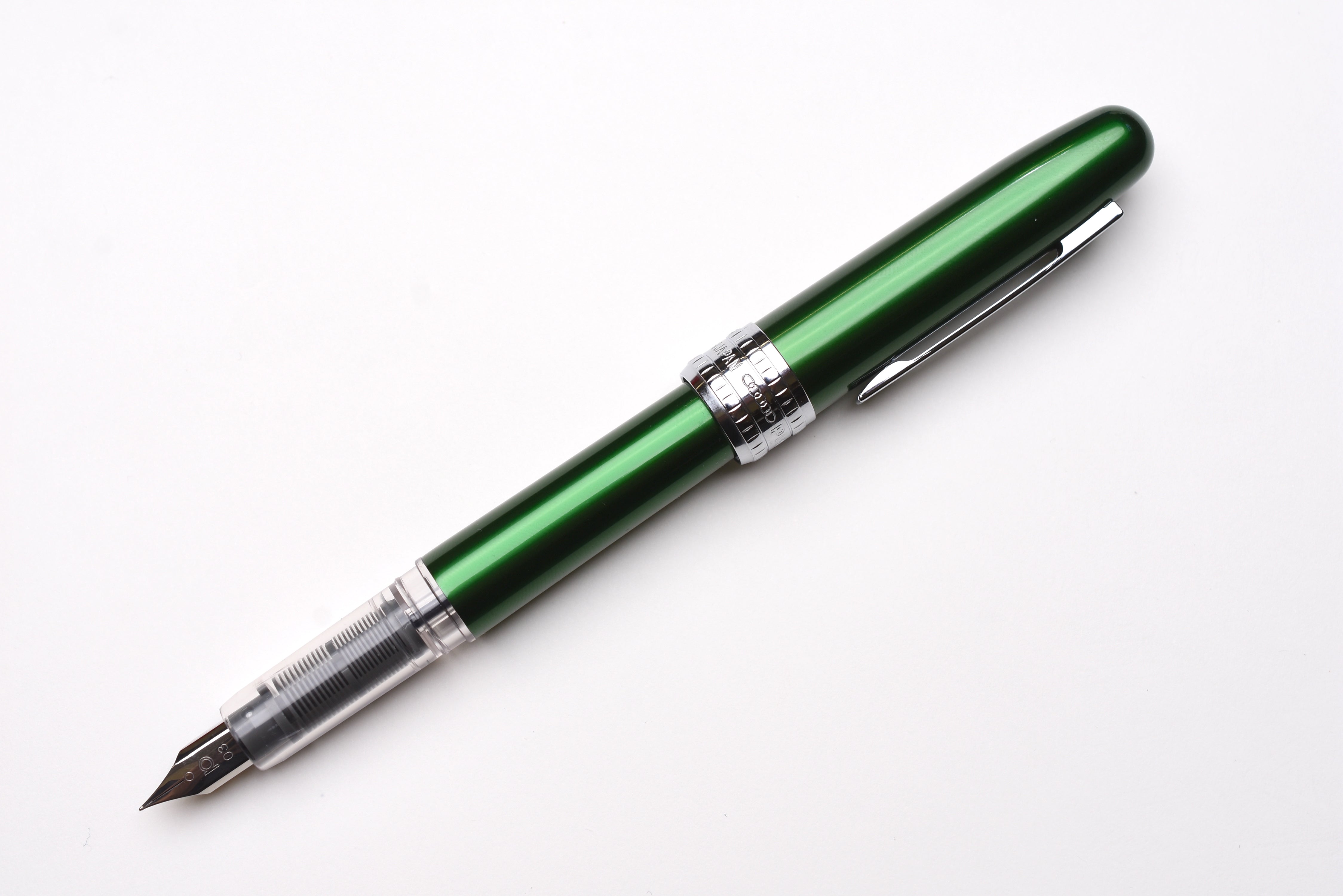 Platinum Plaisir Fountain Pen - Green