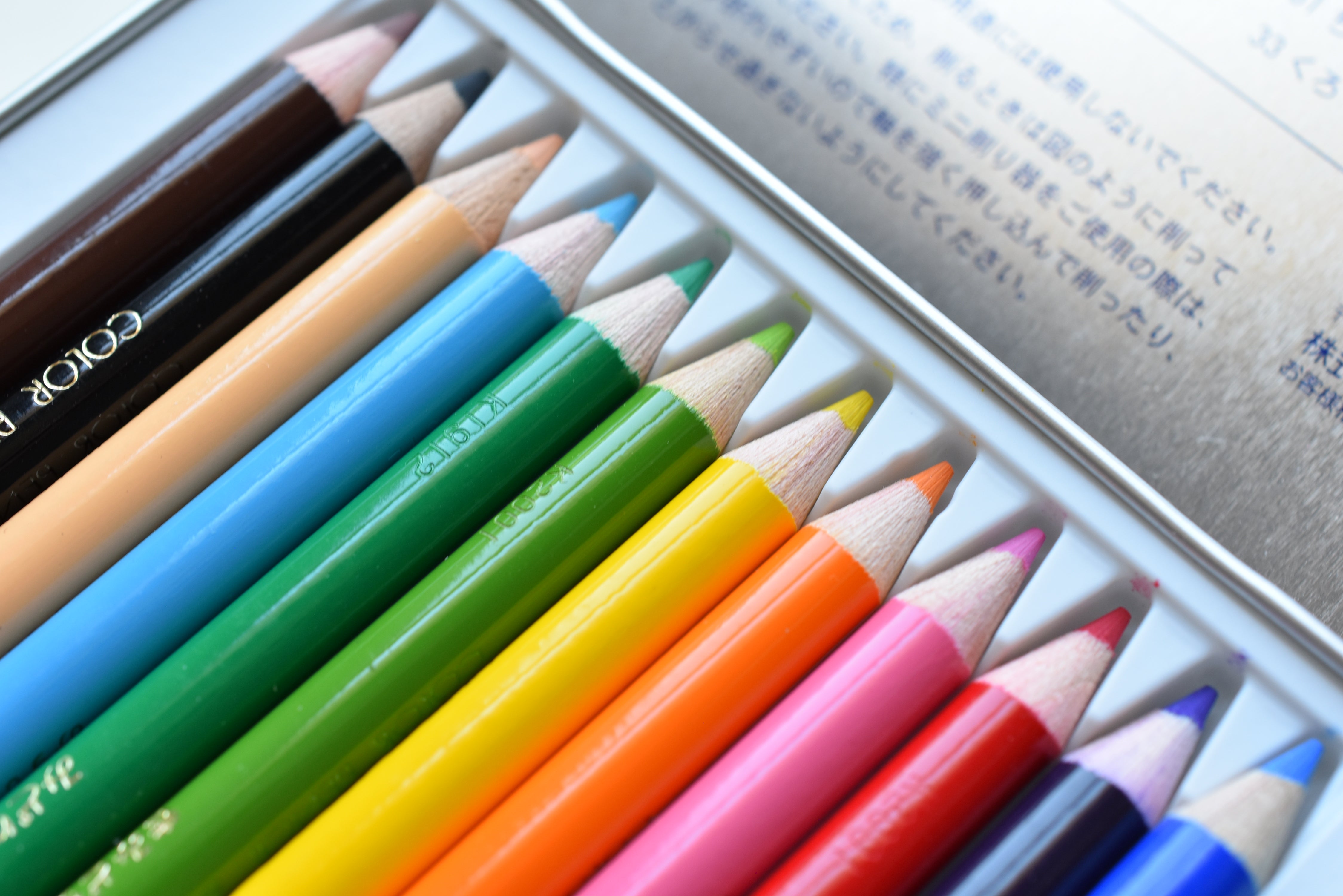 Tombow 1500 Series Colored Pencils - 12 Colors Set - Mini Version