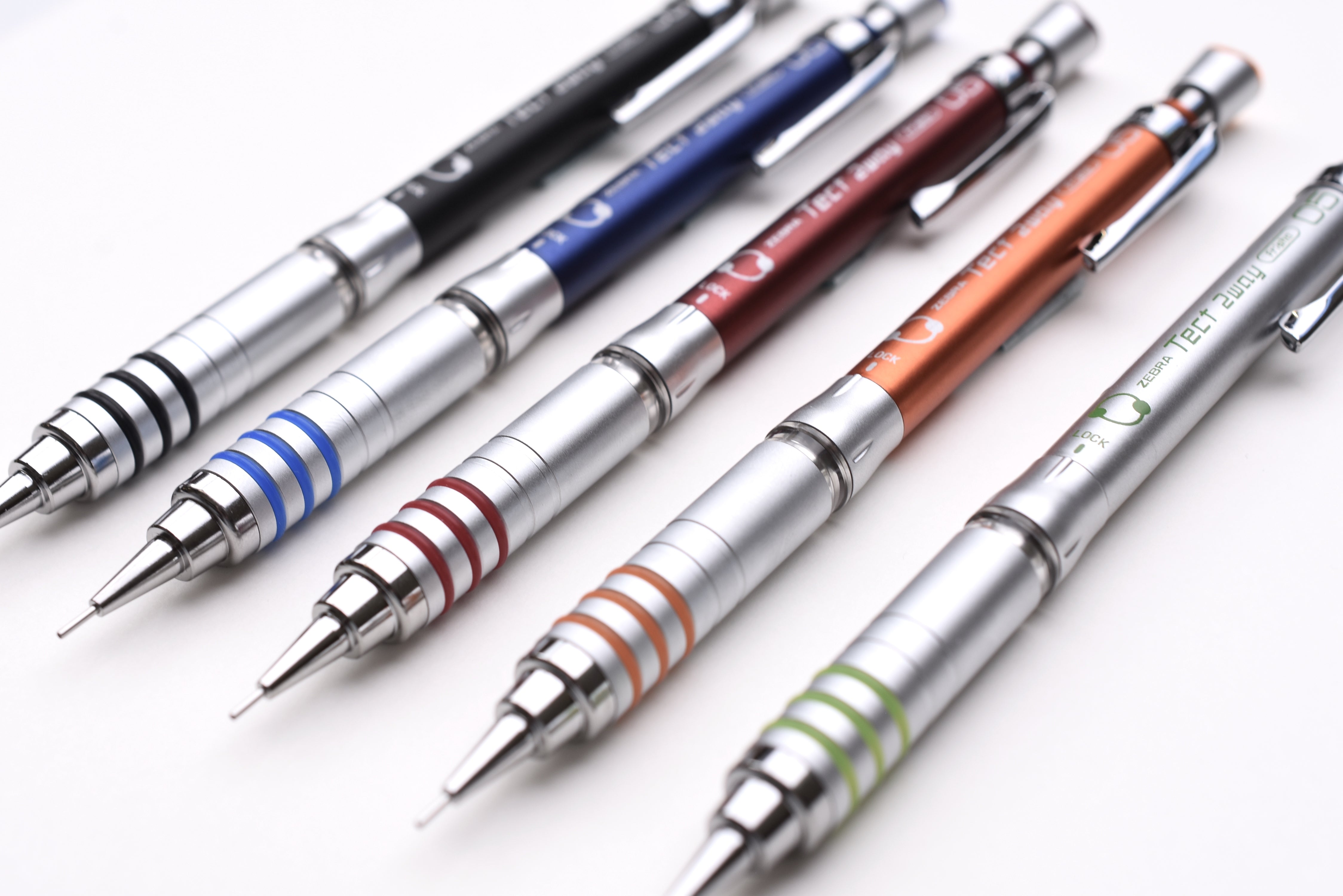 Zebra Tect 2way Mechanical Pencil - 0.5mm