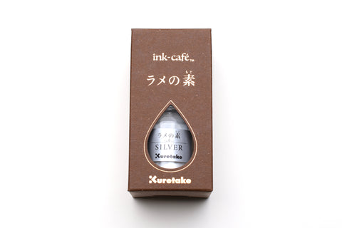 Kuretake Ink-Cafe Lame no Moto - Ink Glitter - Silver