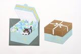 Furukawa Paper Cat Gift Box Mini Die Cut Letter Set