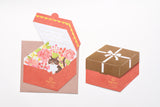 Furukawa Paper Cat Gift Box Mini Die Cut Letter Set