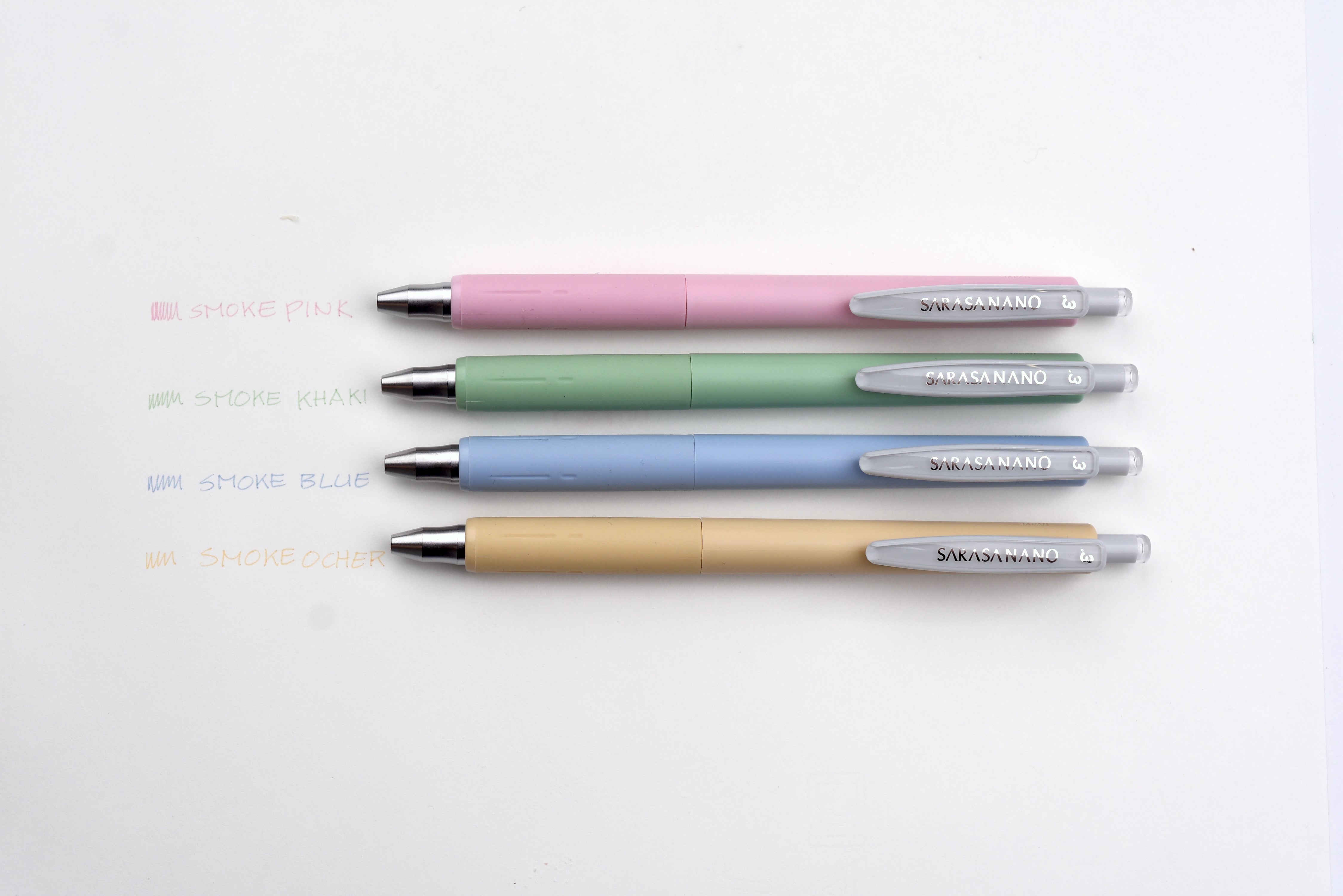 SARASA Nano - Smoke Color - 0.3mm - Set of 4 - Limited Edition