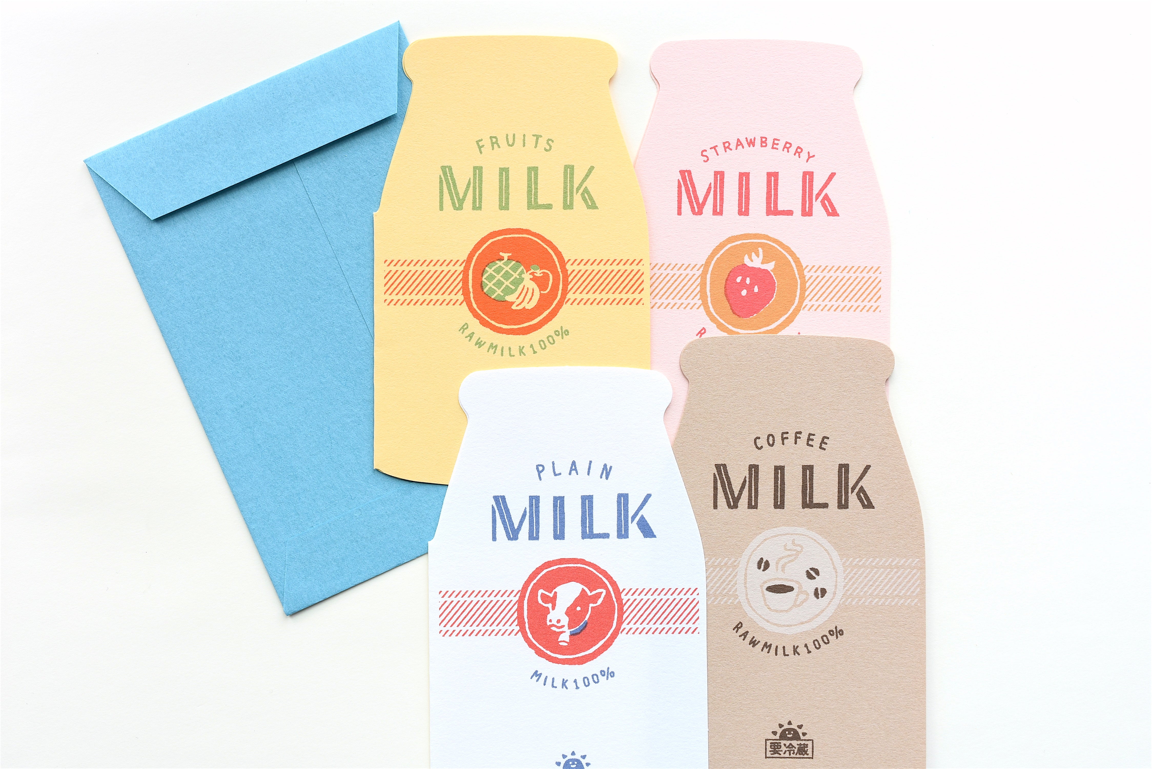 Furukawa Paper Milk Jug Mini Letter Set