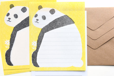 Furukawa Paper Fluffy Animals Letter Set