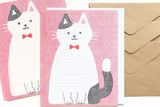 Furukawa Paper Fluffy Animals Letter Set