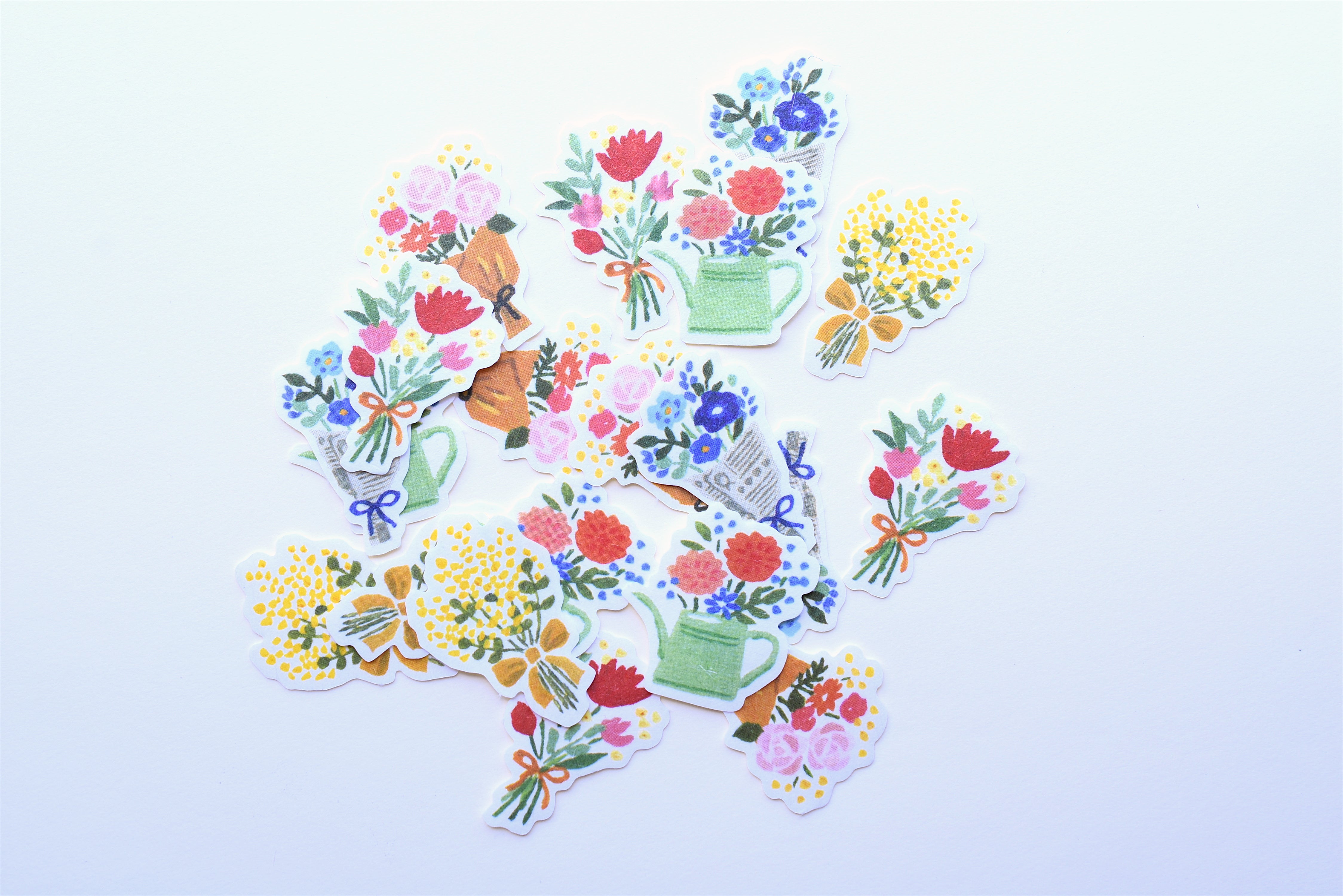 Furukawa Paper Flake Stickers - Bouquet