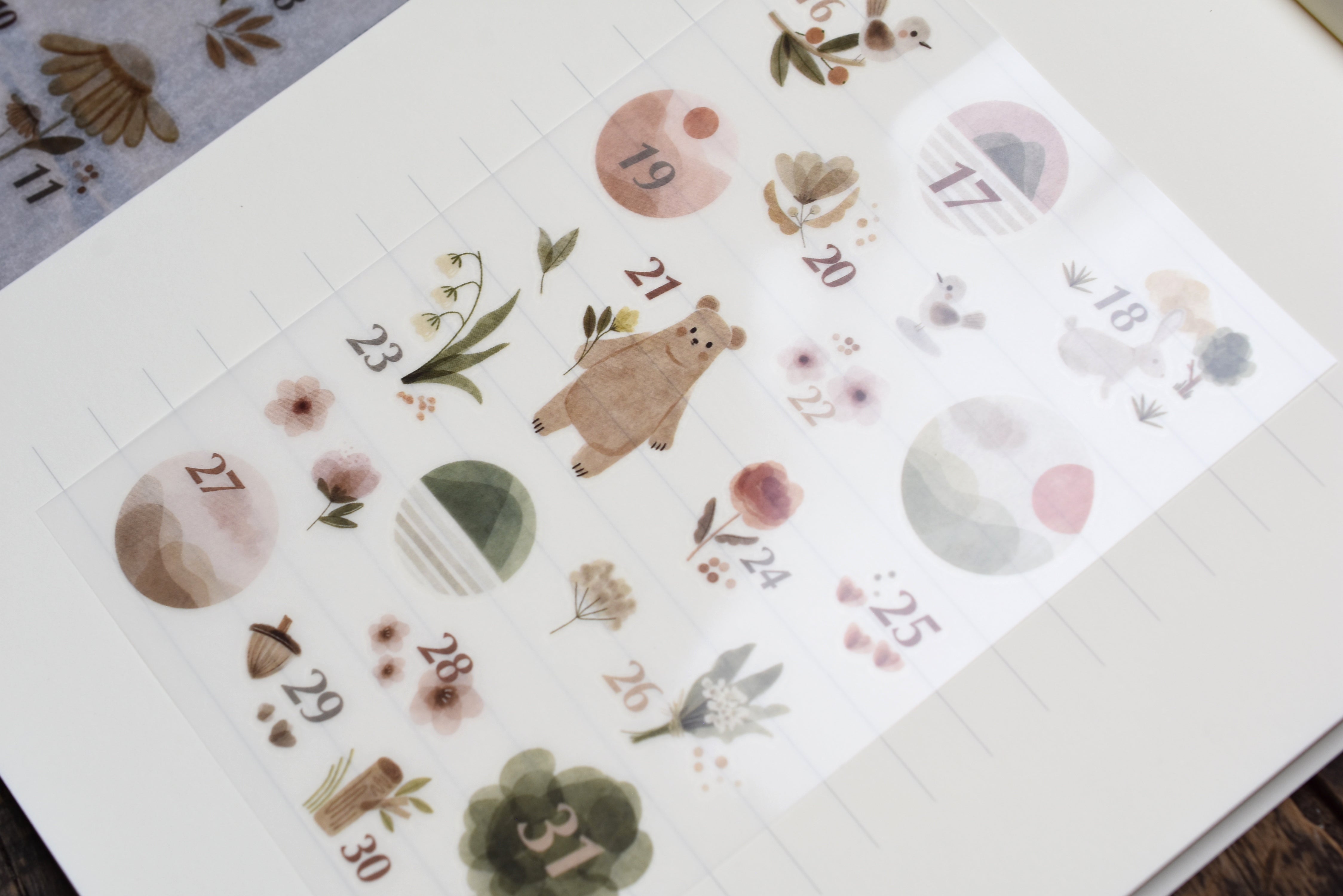 MU Print-On Stickers - Scenic Monthly - #165