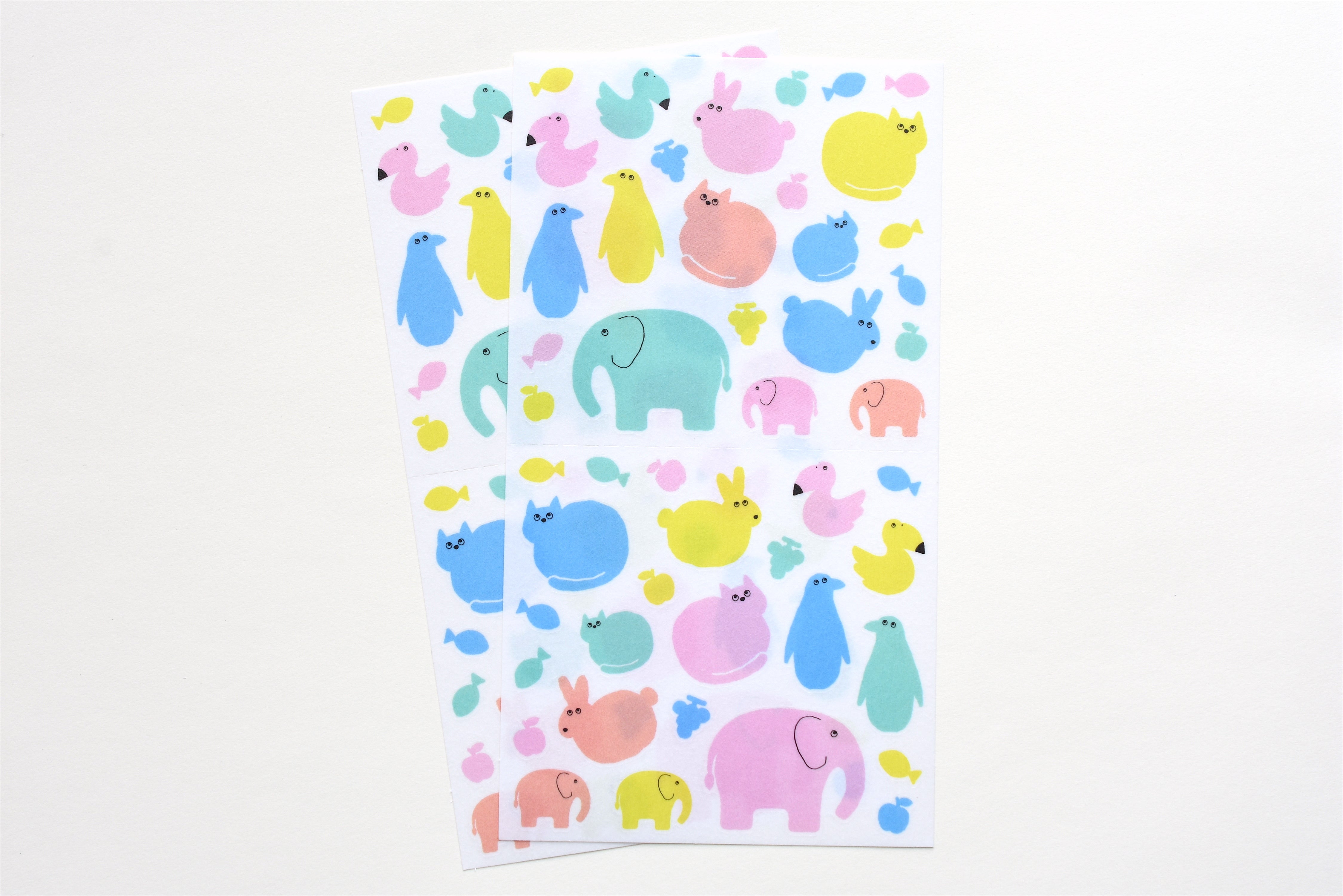 Midori Planner Sticker - Semi-Transparent Animal