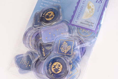 Q-Lia Sealing Dear Memory Clear Seal - Moonlight