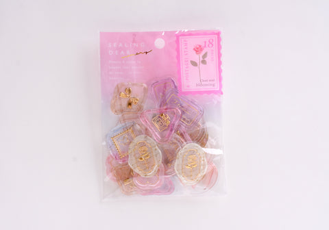 Q-Lia Sealing Dear Memory Clear Seal  - Blooming