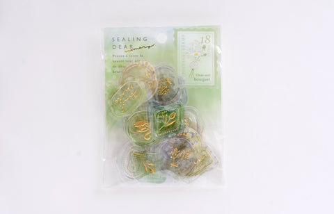 Q-Lia Sealing Dear Memory Clear Seal - Bouquet