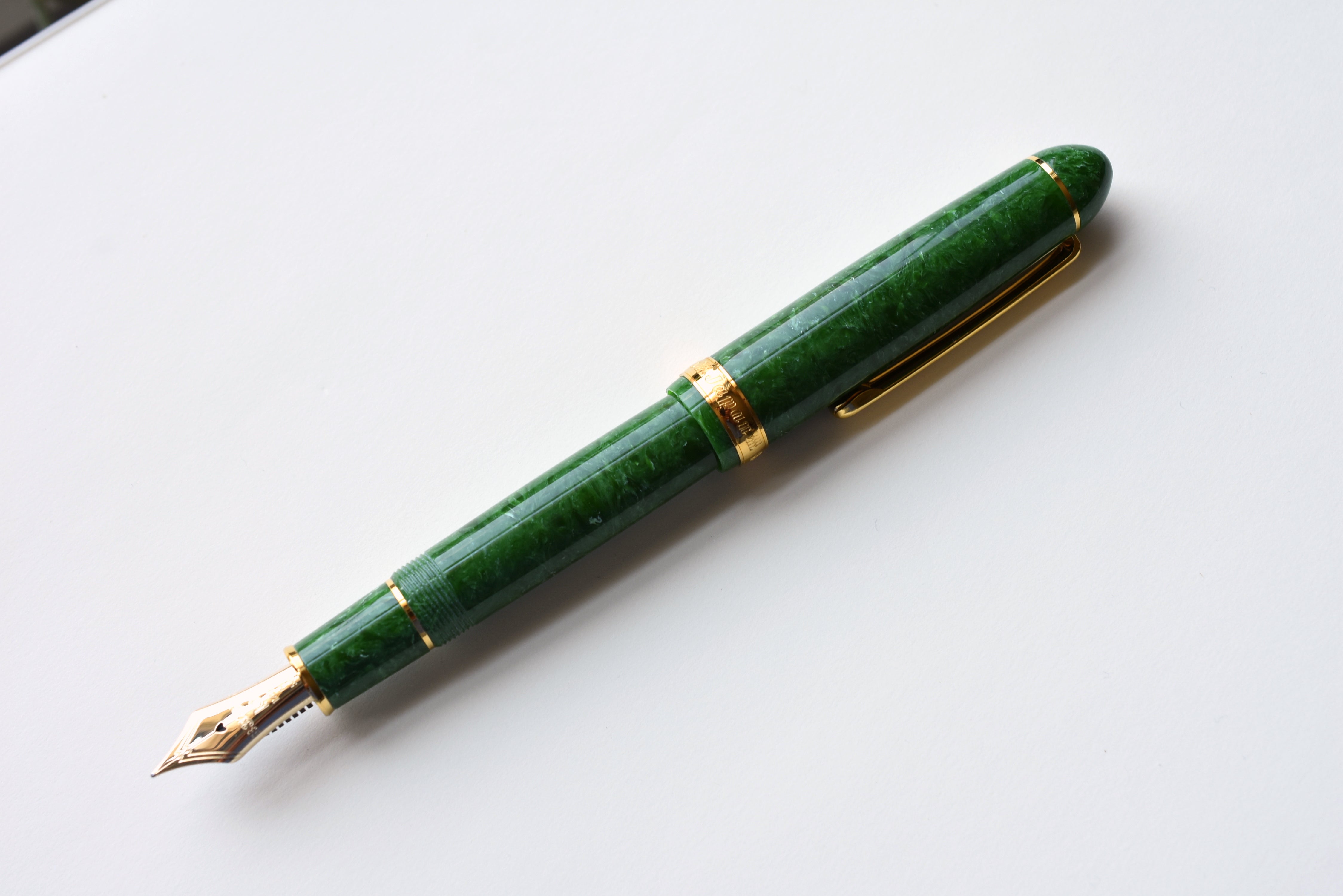 Platinum Century 3776 - Celluloid - Jade Green