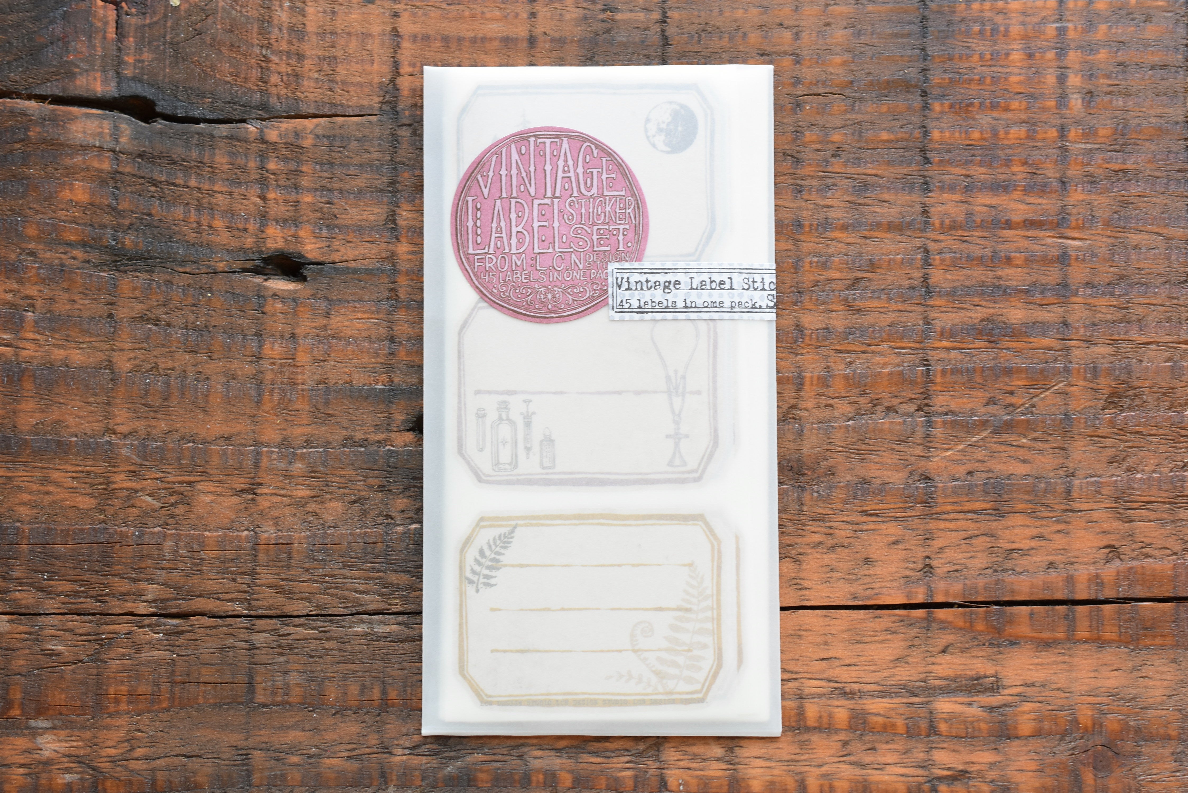 LCN Vintage Label Sticker Set