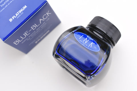 Platinum Blue Black Ink - 60 ml Bottle