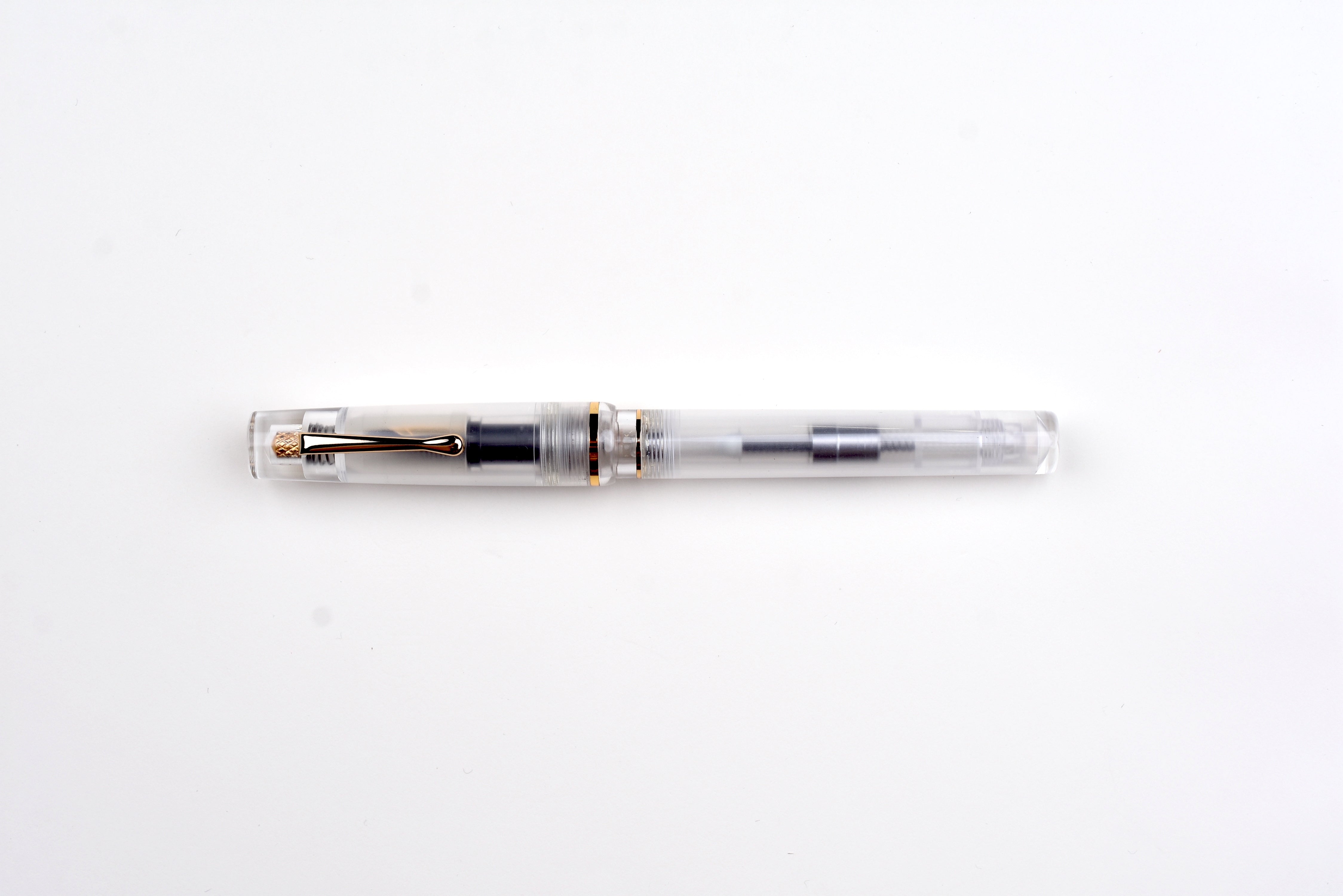 Fine Writing International Fenestro Fountain Pen - Demonstrator Gold Trim