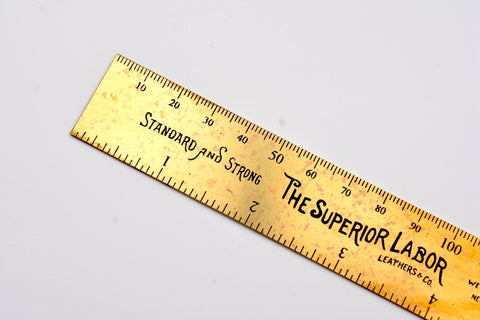 The Superior Labor - Brass Ruler