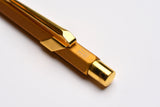 Caran d'Ache 849 Metal Ballpoint Pen - Goldbar With Metal Slim Pack Case