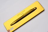 Caran d'Ache 849 Metal Ballpoint Pen - Goldbar With Metal Slim Pack Case