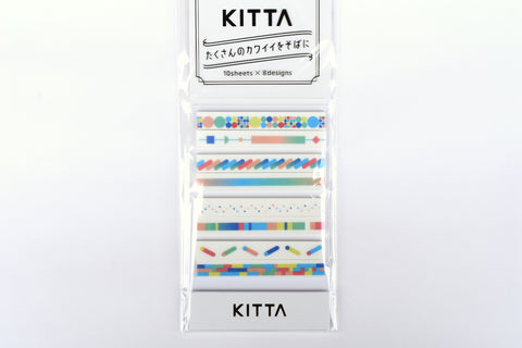 Kitta Portable Washi Tape - Slim - Color Bar