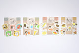 Papier Platz x Mizutama Cafe Series Flake Sticker - Fun Cafe Shapes