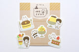 Papier Platz x Mizutama Cafe Series Flake Sticker - Cafe Sweets