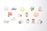 Furukawa Paper Flake Stickers - Pick Me Up Pharmacy - Rooting for You