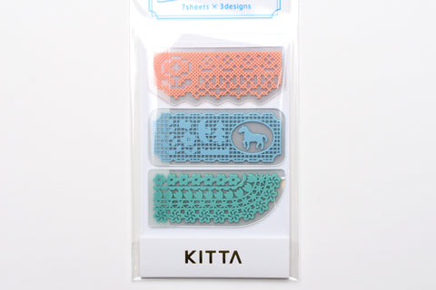 Kitta Portable Washi Tape - Clear - Lace