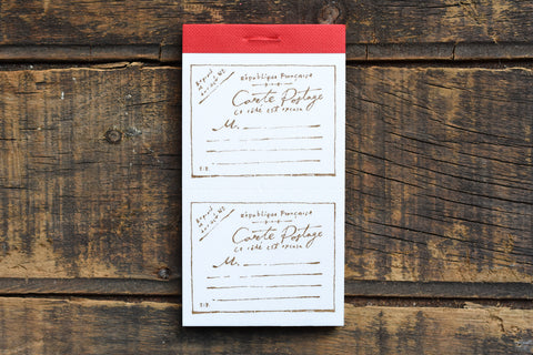 OURS x Hank Vintage Postcard Letterpress Label Book