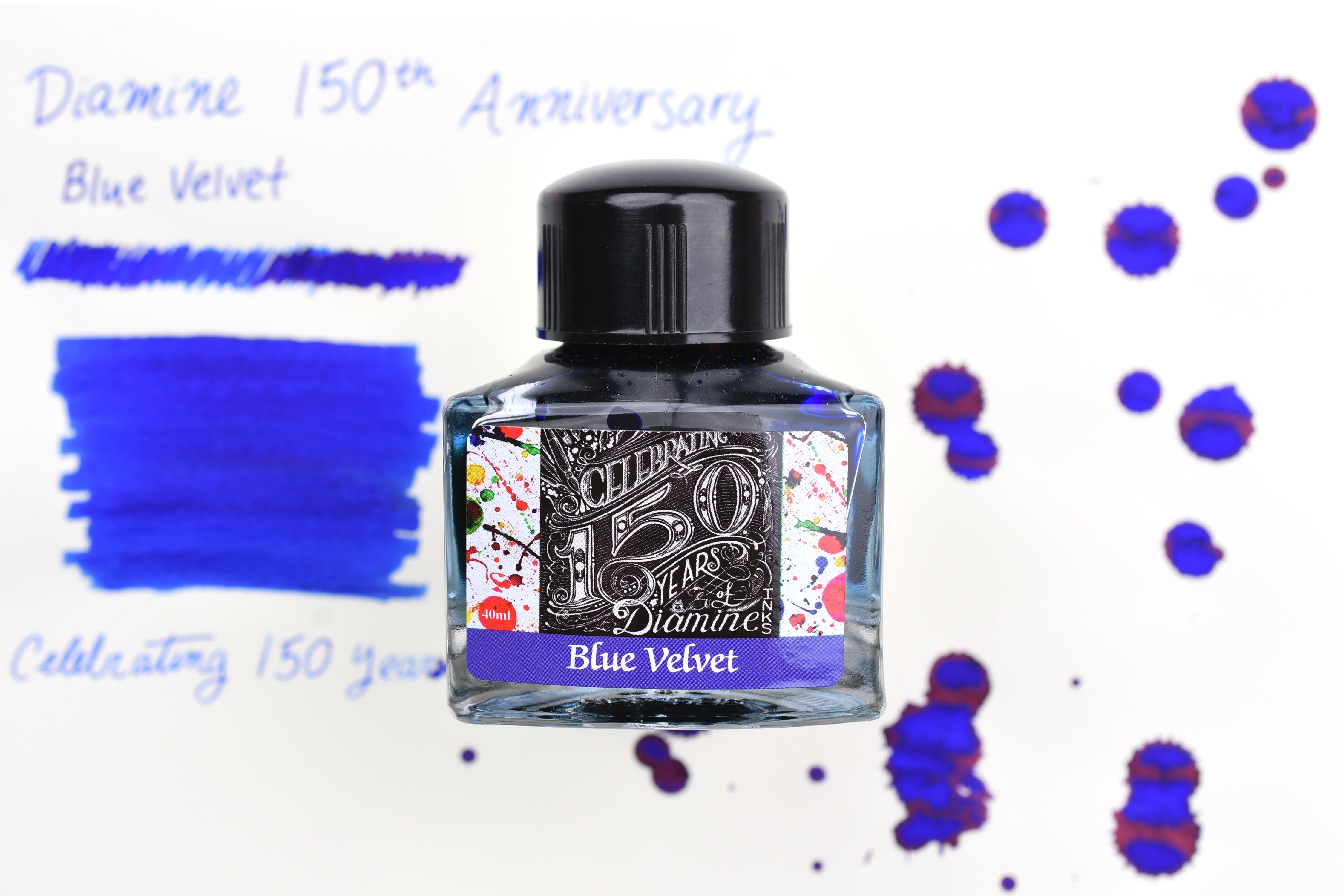 Diamine Fountain Pen Ink - 150th Anniversary Series - Blue Velvet