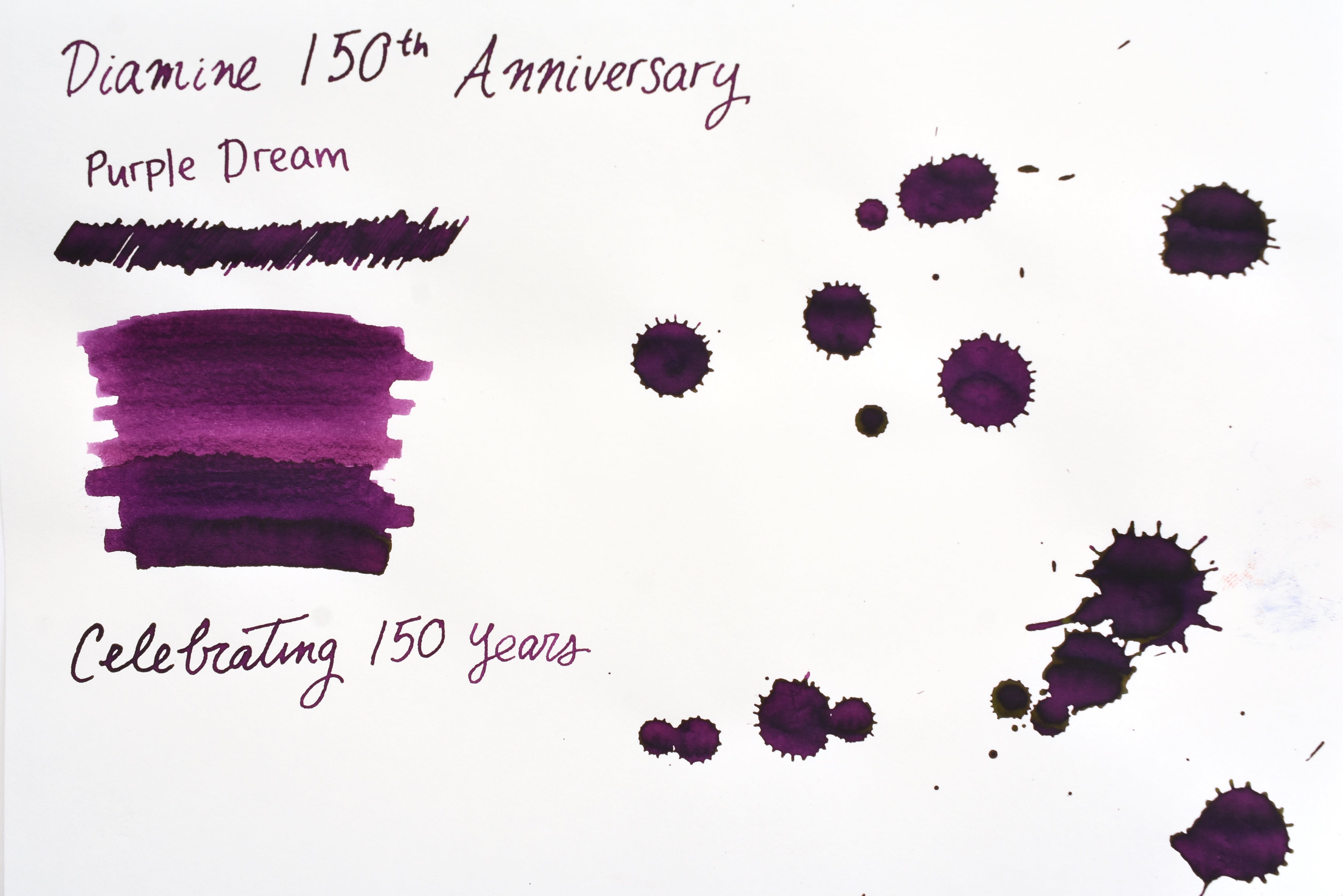 Diamine Fountain Pen Ink - 150th Anniversary Series - Purple Dream