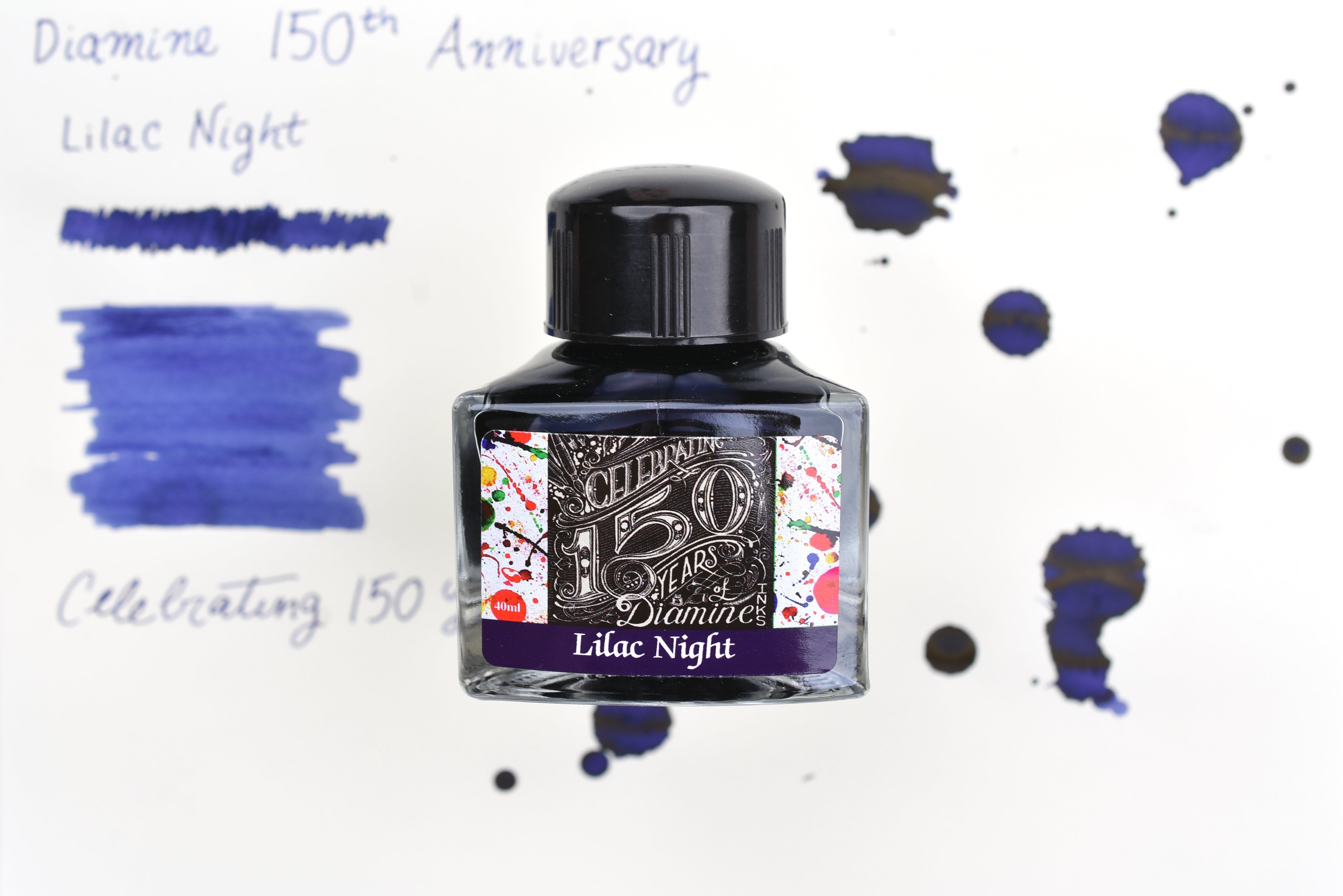 Diamine Fountain Pen Ink - 150th Anniversary Series - Lilac Night