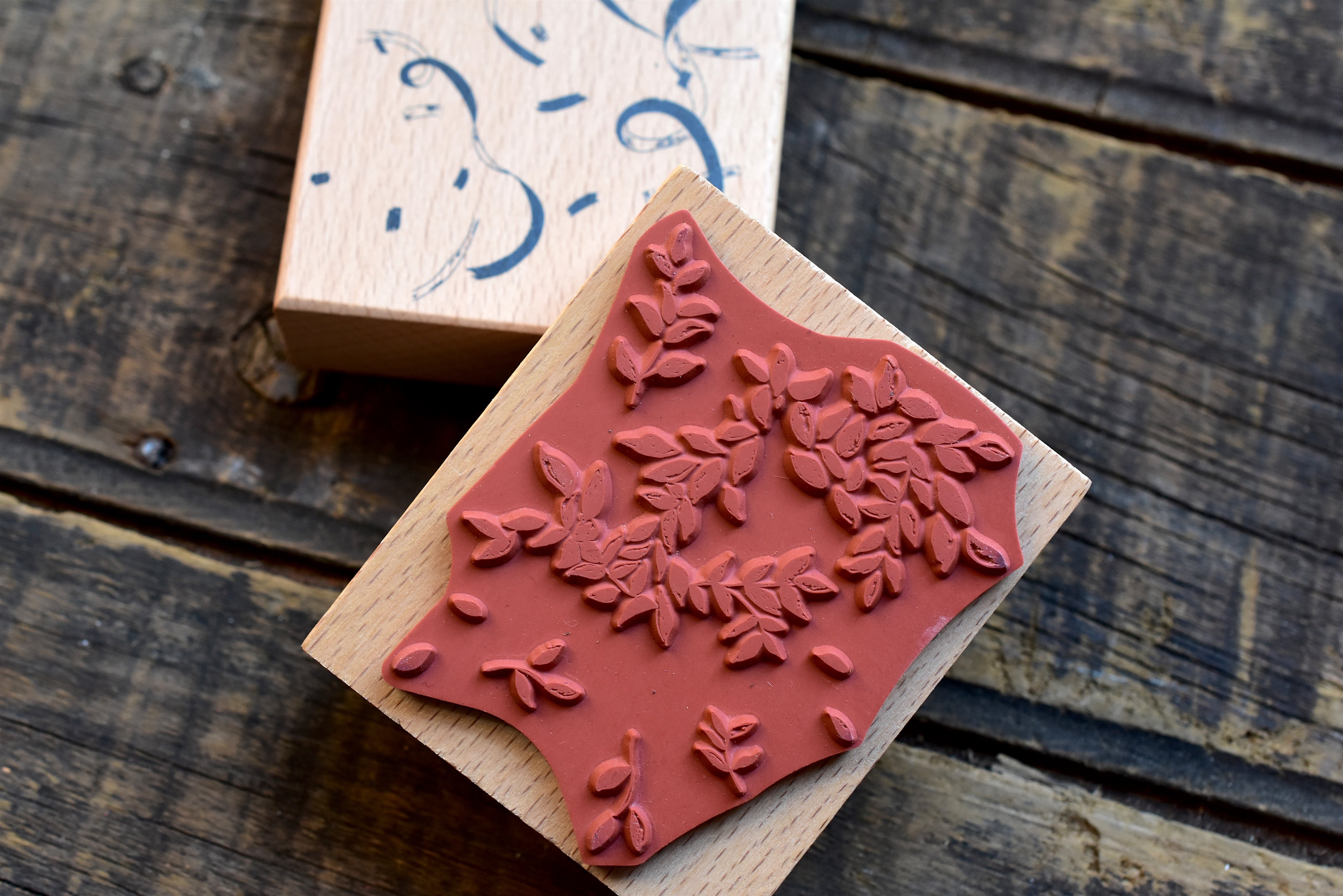 Deer Forest Endless Stamp Set - Leaf and Ribbon