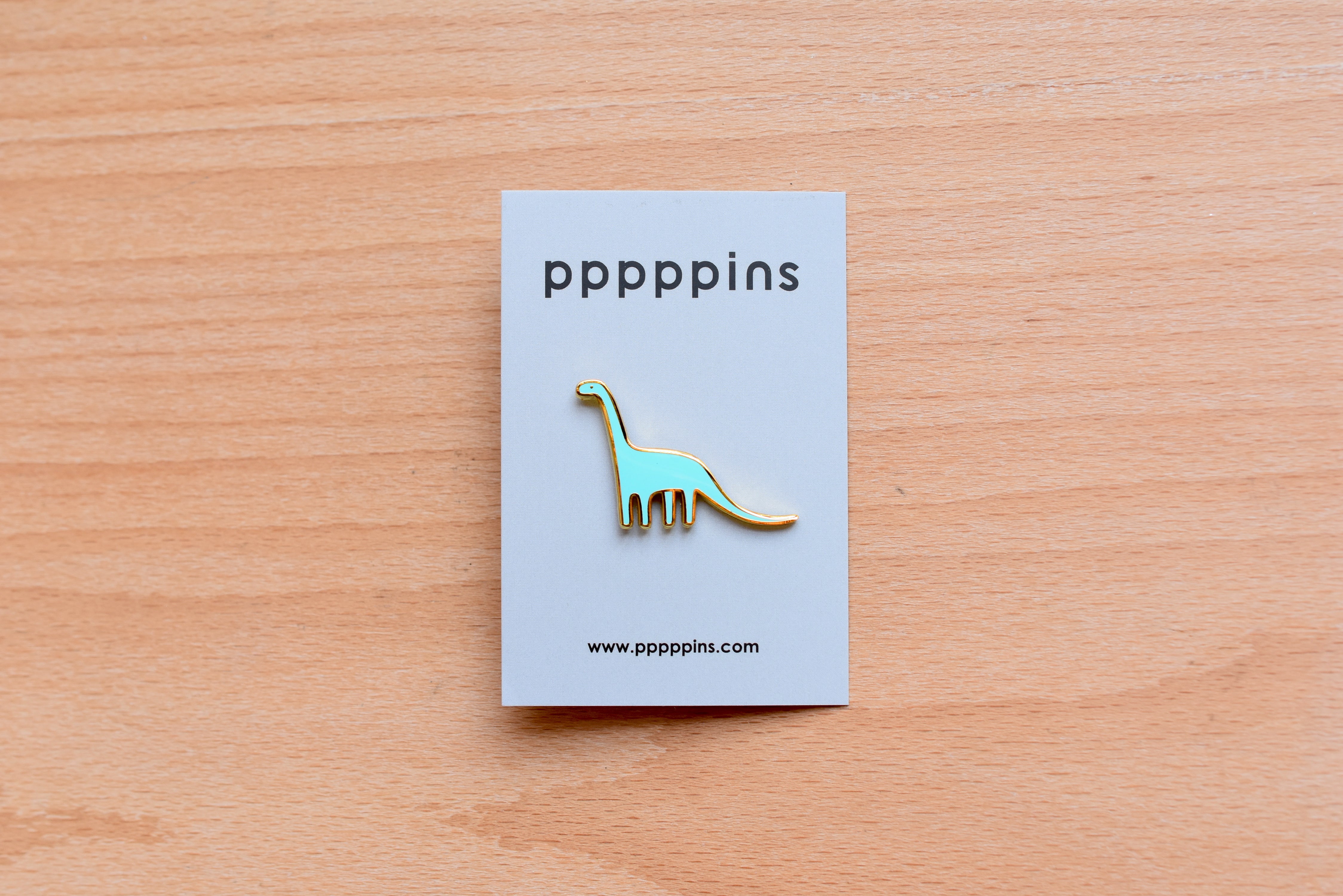 Blue Dinosaur Pin