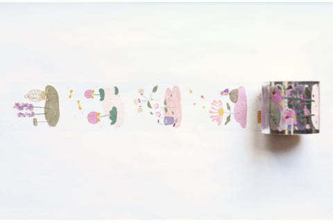 Deer Forest Washi Tape - Daydream Garden - Clear