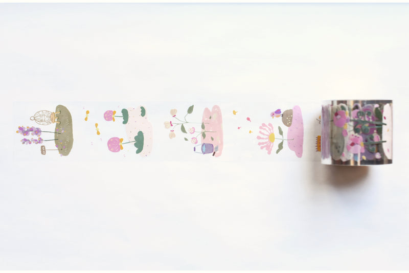 Deer Forest Washi Tape - Daydream Garden - Clear