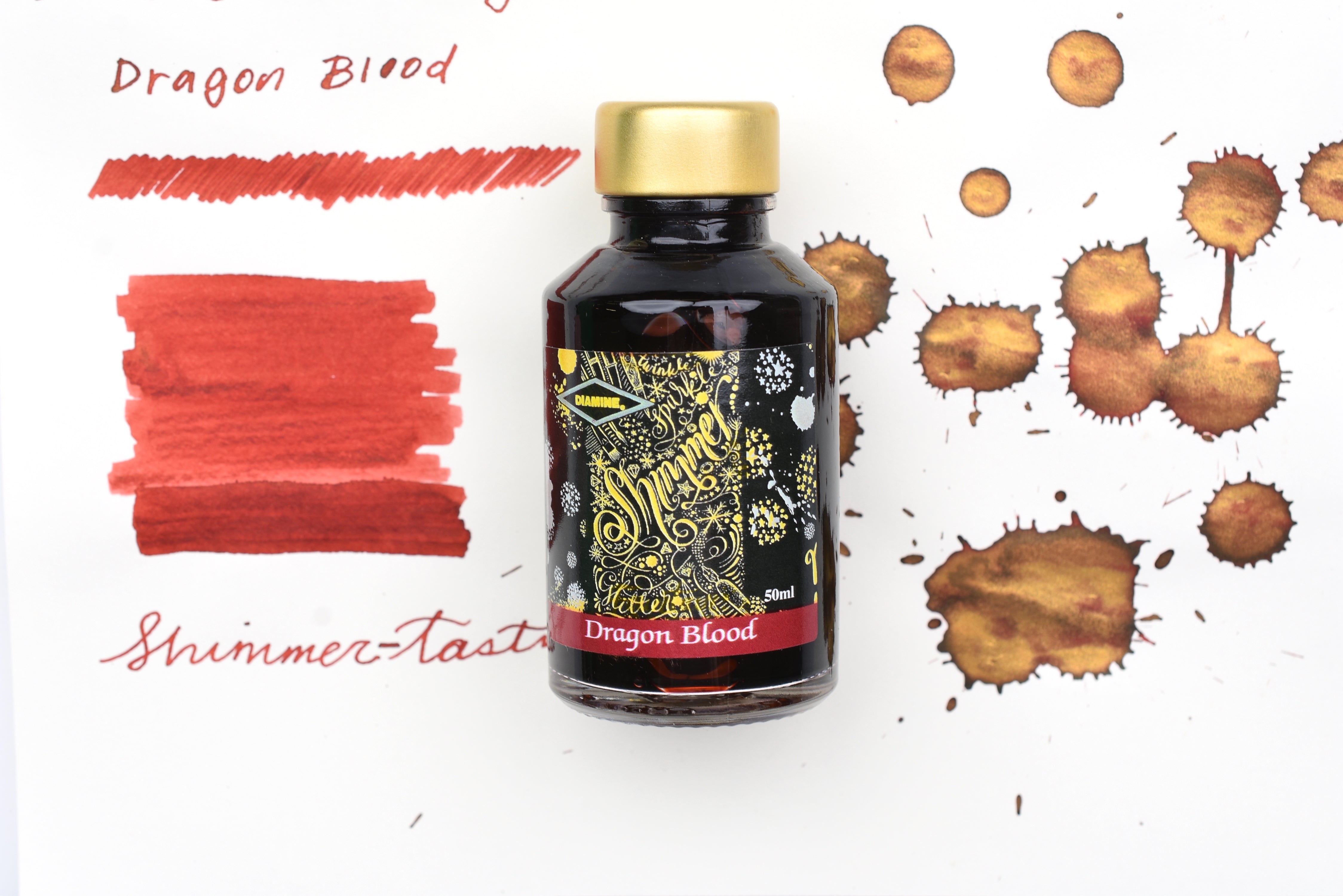 Diamine Shimmer Ink - Dragon Blood - 50mL