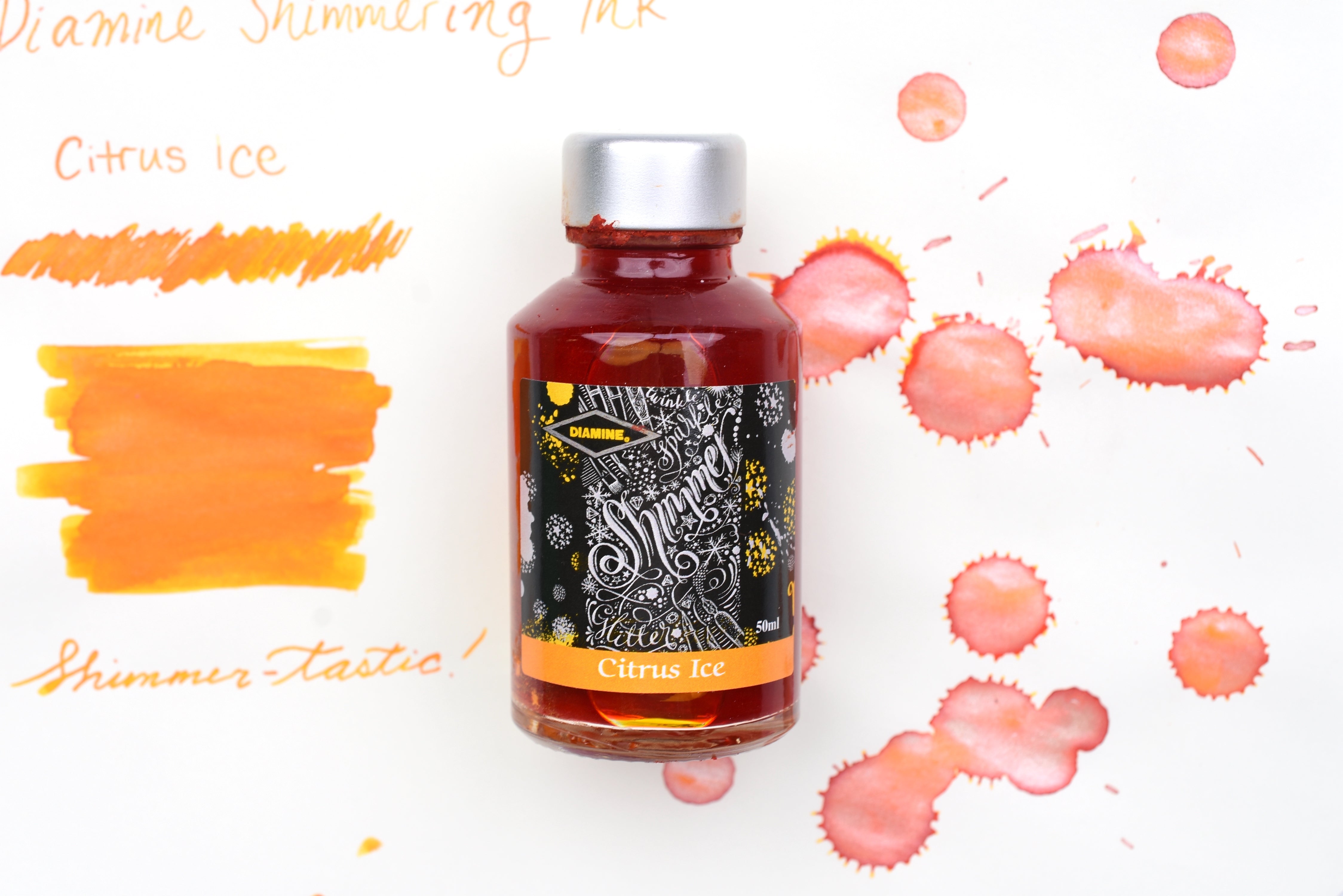 Diamine Shimmer Ink - Citrus Ice - 50mL