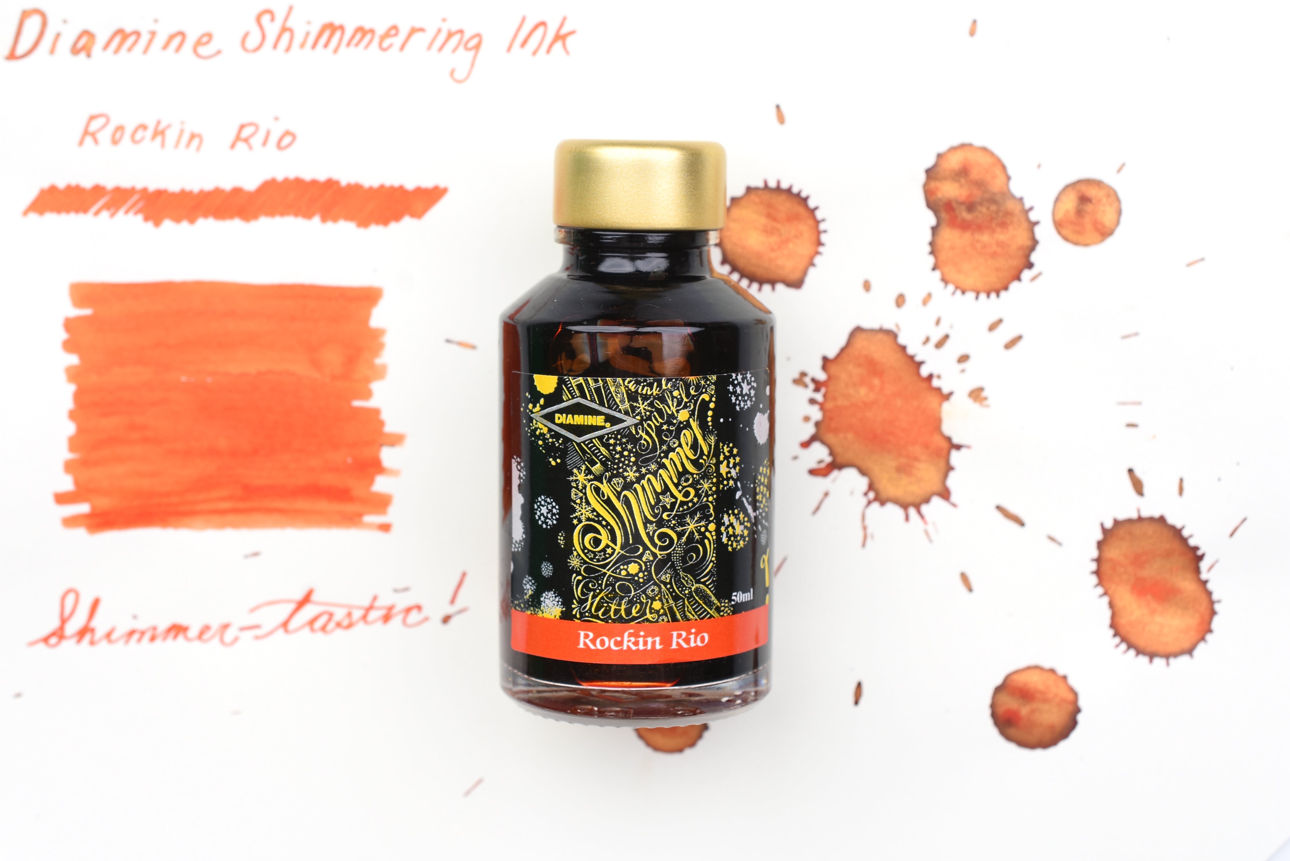 Diamine Shimmer Ink - Rockin Rio - 50mL