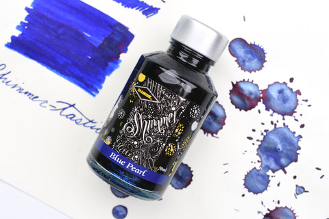 Diamine Shimmer Ink - Blue Pearl - 50mL