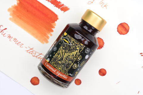 Diamine Shimmer Ink - Caramel Sparkle - 50mL