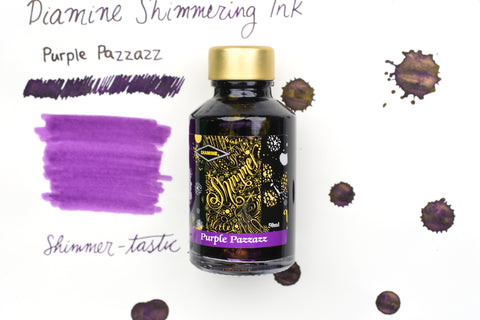 Diamine Shimmer Ink - Purple Pazzazz - 50mL