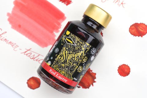 Diamine Shimmer Ink - Red Lustre - 50mL