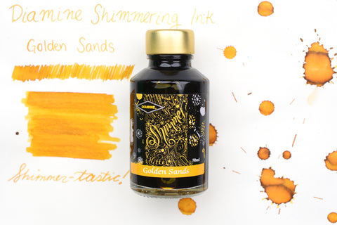 Diamine Shimmer Ink - Golden Sands - 50mL