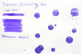 Ink Sample - Diamine Shimmer