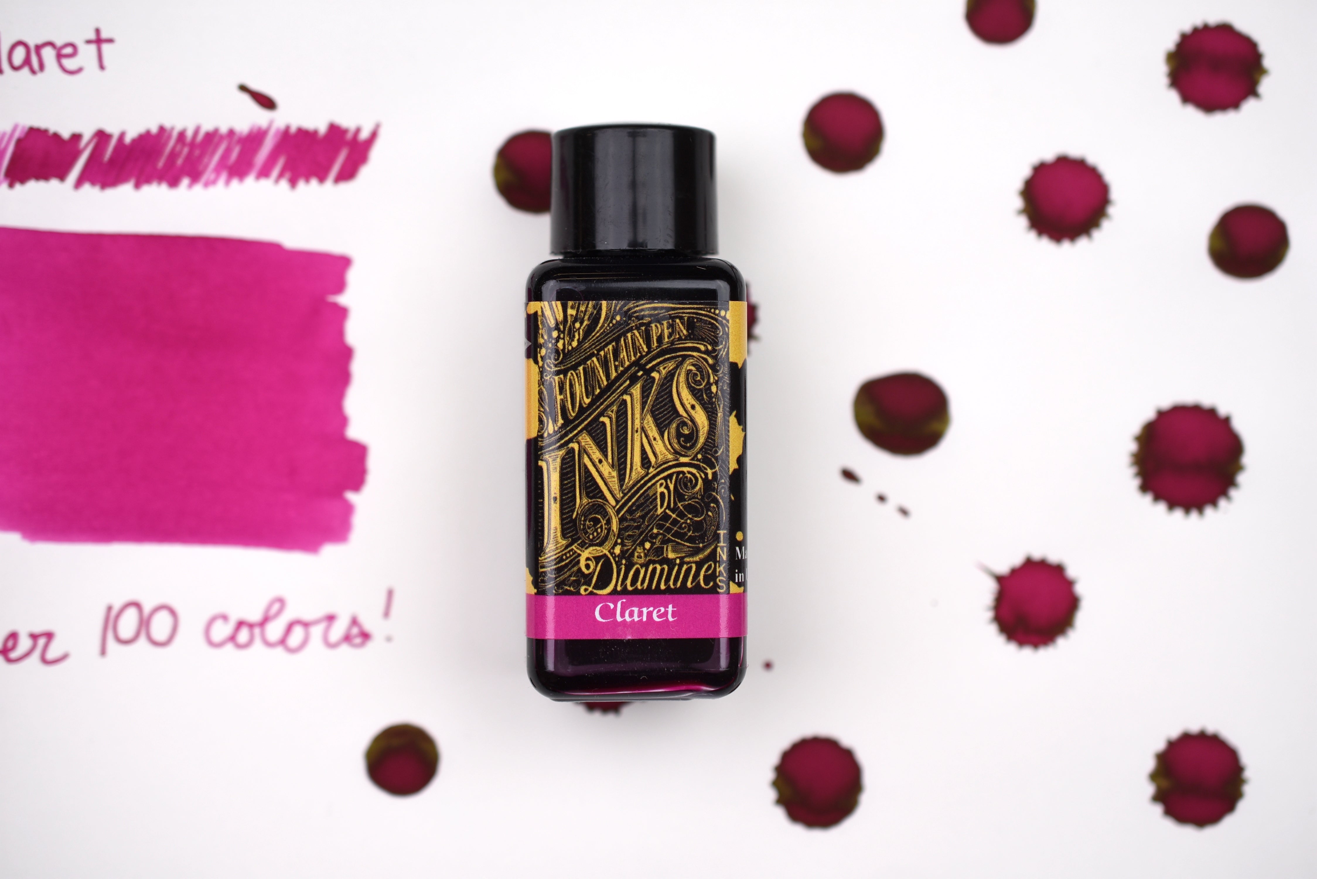 Diamine Fountain Pen Ink - Claret - 30mL