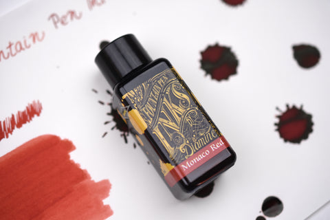 Diamine Fountain Pen Ink - Monaco Red - 30mL