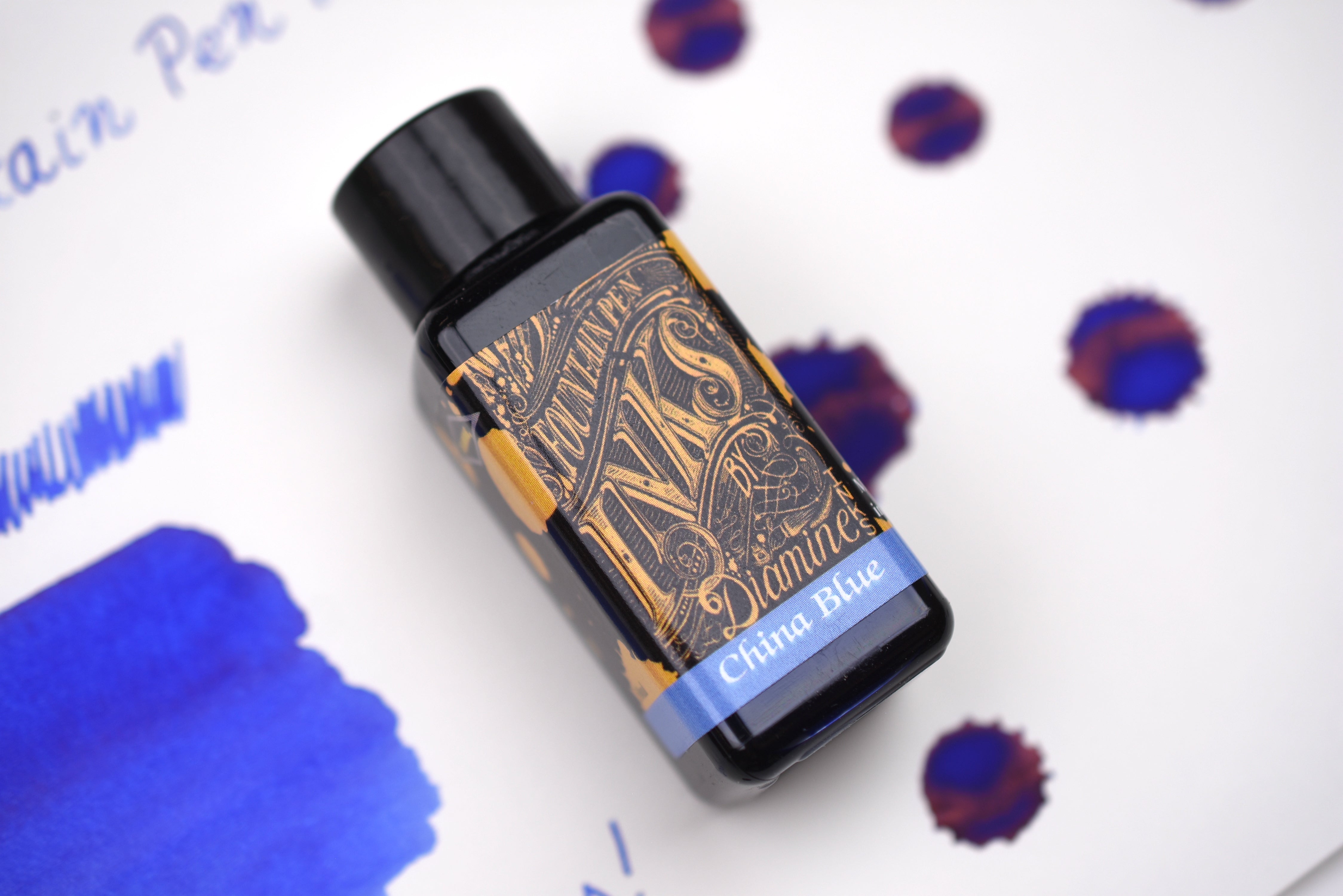 Diamine Fountain Pen Ink - China Blue - 30mL