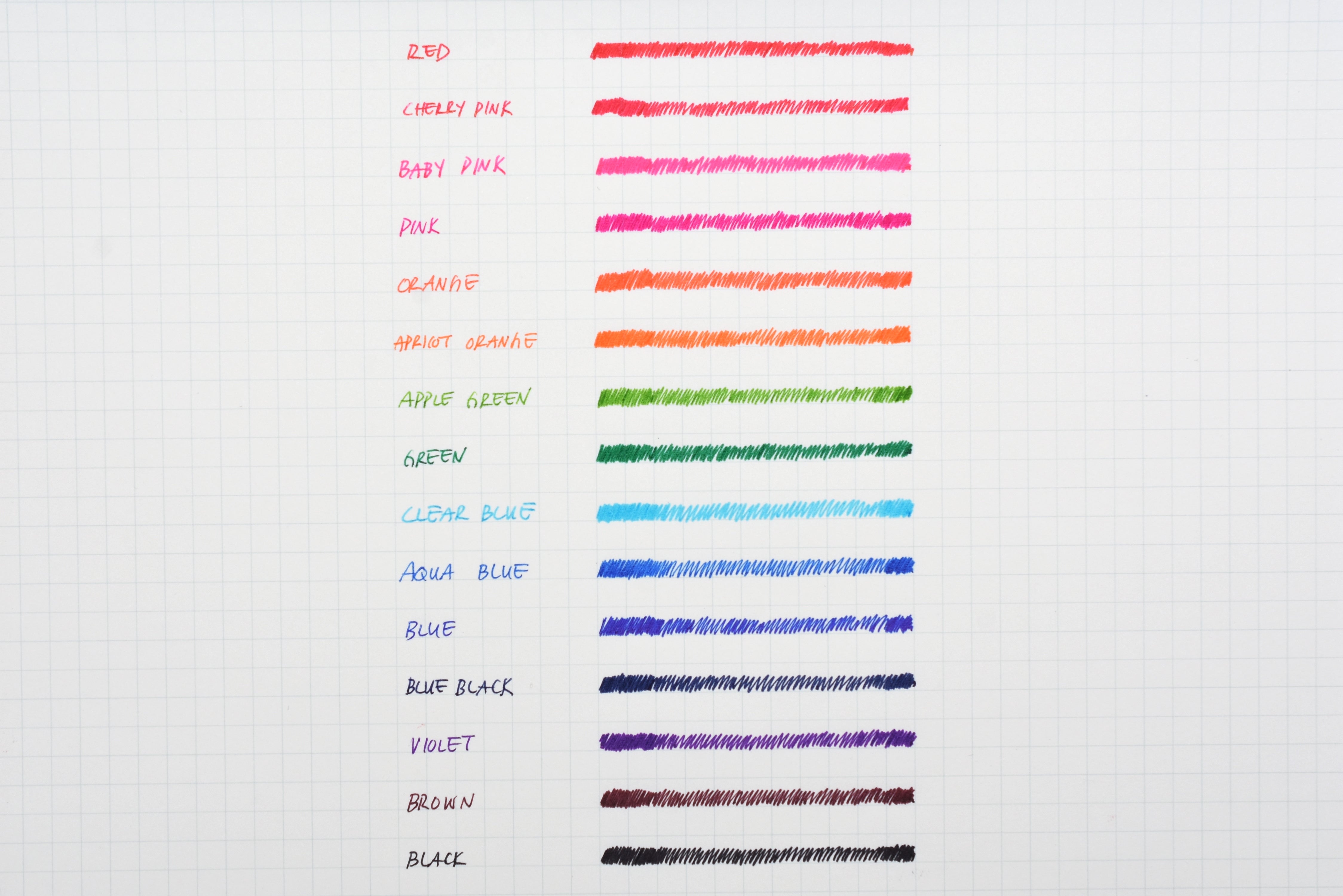 Pilot Coleto Multi Pen Refill - 0.5mm - Regular 15 Colors