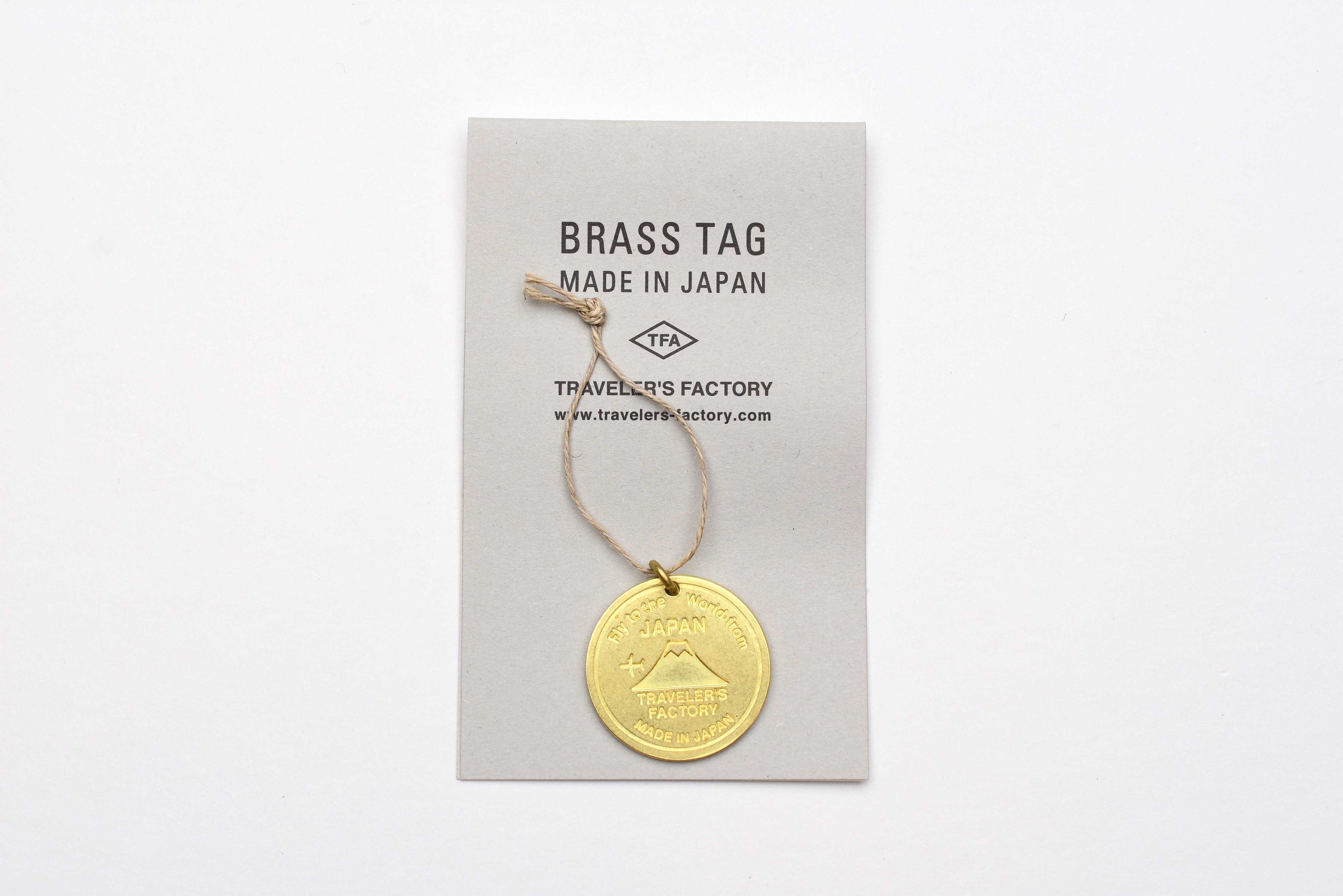 TRAVELER's Factory - Brass Tag - Limited Item